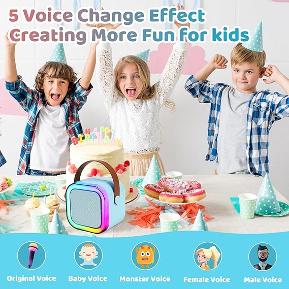 Mini Karaoke Machine for Kids and Adults